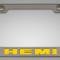 American Car Craft Custom HEMI License Plate Frame, Stainless Steel, Choose Vinyl or LED Color 152024