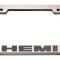 American Car Craft Custom HEMI License Plate Frame, Stainless Steel, Choose Vinyl or LED Color 152024