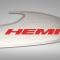 American Car Craft 2015-2023 Challenger - Door Badges with HEMI Inlay, Brushed Stainless Steel (Polished Stainless) 151052