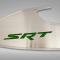 American Car Craft 2015-2023 Challenger - Door Badges with SRT Inlay, Brushed Stainless Steel (Polished Stainless) 151050