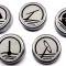 American Car Craft 2005-2009 Mustang - Fluid Cap Cover 5Pc Set, Automatic transmissions only (No color) 273040