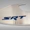 American Car Craft 2015-2023 Challenger - Door Badges with SRT Inlay, Brushed Stainless Steel (Polished Stainless) 151050