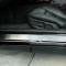 American Car Craft 2005-2013 C6 Corvette - Outer Door Sills Polished with Brushed Inserts 2Pc, Stainless Steel 041013