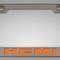 American Car Craft Custom HEMI License Plate Frame, Stainless Steel, Choose Vinyl or LED Color 152024
