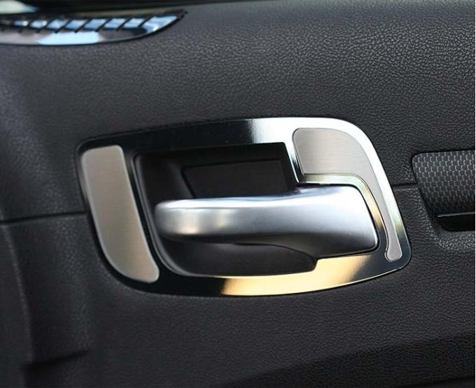 American Car Craft 2011-2018 Chrysler 300 - Front Door Handle Pull Set Polished/Brushed, Stainless Steel 331017