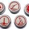 American Car Craft 2005-2009 Mustang - Fluid Cap Cover 5Pc Set, Automatic transmissions only (No color) 273040