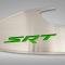 American Car Craft 2015-2023 Challenger - Door Badges with SRT Inlay, Brushed Stainless Steel (Polished Stainless) 151050