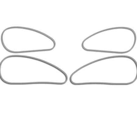 American Car Craft 2001-2005 PT Cruiser - Door Handle Trim 4Pc, Polished Stainless Steel 711008