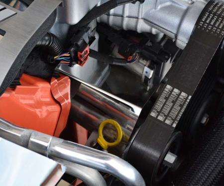 American Car Craft 2015-2023 Dodge Hellcat - Engine Harness Cover, Stainless Steel, Polished or Brushed Finish (Polished - Charger) 333027