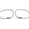 American Car Craft 2008-2019 Challenger - Side Mirror Trim 425HP 2Pc, Brushed Stainless Steel 151015