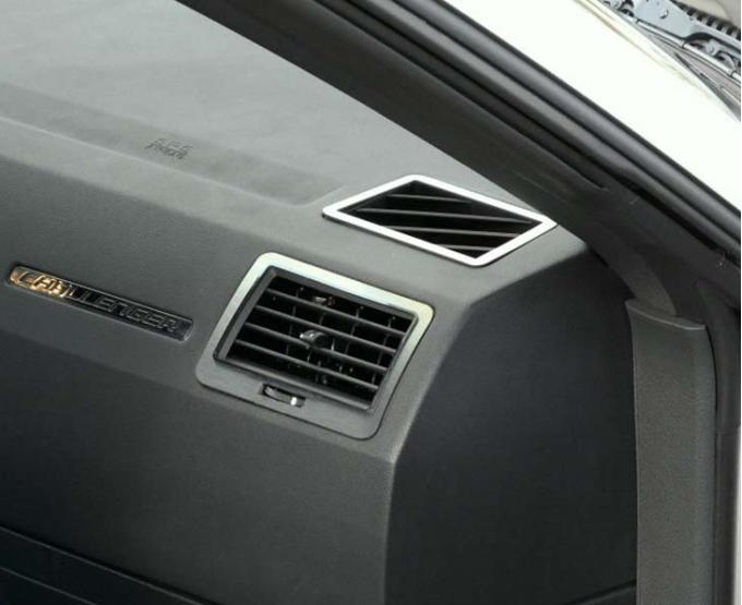 American Car Craft 2008-2014 Challenger - A/C Vent Trim 5Pc, Brushed Stainless Steel 151004
