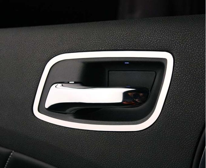 American Car Craft 2011-2013 Dodge Charger - Door Handle Trim Rear 2Pc, Polished Stainless Steel 331004