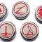 American Car Craft 2005-2009 Mustang - Fluid Cap Cover 5Pc Set, Automatic transmissions only (No color) 273040