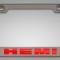 American Car Craft Custom HEMI License Plate Frame, Stainless Steel, Choose Vinyl or LED Color 152024