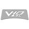 American Car Craft 2008-2010 Dodge Viper - Air Tube Top Plate "V-10 8.4L", Polished Stainless Steel 973020