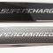 American Car Craft 2011-2018 Dodge Charger -'SUPERCHARGED' Carbon Fiber Front Door Badges, Carbon Fiber & Stainless Steel 331043