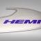 American Car Craft 2015-2023 Challenger - Door Badges with HEMI Inlay, Brushed Stainless Steel (Polished Stainless) 151052