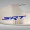American Car Craft 2015-2023 Challenger - Door Badges with SRT Inlay, Brushed Stainless Steel (Polished Stainless) 151050
