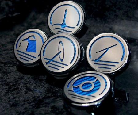 American Car Craft 2005-2009 Mustang - Fluid Cap Cover 5Pc Set, Automatic transmissions only (No color) 273040