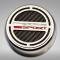 American Car Craft 2016-2019 C7 Grand Sport Corvette - Fluid Cap Cover Set with Grand Sport Emblem (Manual - 6 Piece) 053096