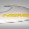 American Car Craft 2015-2023 Challenger - Door Badges with HEMI Inlay, Brushed Stainless Steel (Polished Stainless) 151052