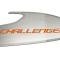 American Car Craft 2015-2023 Challenger - Door Badges with CHALLENGER Inlay 2Pc, Brushed Stainless, Choose Color 151059