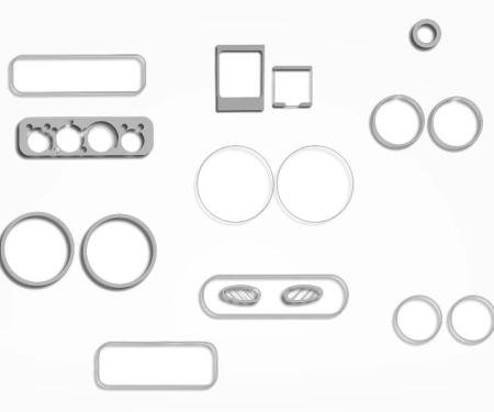 American Car Craft 2001-2005 PT Cruiser - Dash Kit 17Pc, Polished Stainless Steel 711012