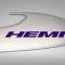 American Car Craft 2015-2023 Challenger - Door Badges with HEMI Inlay, Brushed Stainless Steel (Polished Stainless) 151052