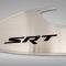 American Car Craft 2015-2023 Challenger - Door Badges with SRT Inlay, Brushed Stainless Steel (Polished Stainless) 151050