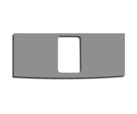 American Car Craft 2001-2005 PT Cruiser - Defroster Switch Plate 1 Hole, Polished Stainless Steel 711020