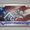 American Car Craft Dodge Viper Gen 3-5 Tag Frame Stainless Steel Viper Font (Polished Finish) 972095