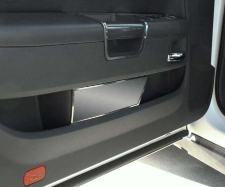 American Car Craft 2008-2014 Challenger - Door Badge Plate Plain 2Pc, Brushed Stainless Steel 151010