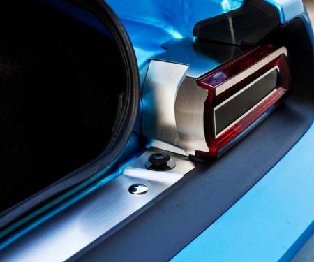 American Car Craft 2008-2014 Challenger 5.7/SRT8 - Trunk Liner Trim for SRT, Brushed Stainless Steel 151038