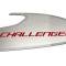 American Car Craft 2015-2023 Challenger - Door Badges with CHALLENGER Inlay 2Pc, Brushed Stainless, Choose Color 151059