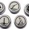 American Car Craft 2005-2009 Mustang - Fluid Cap Cover 5Pc Set, Automatic transmissions only (No color) 273040