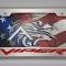 American Car Craft Dodge Viper Gen 3-5 Tag Frame Stainless Steel Viper Font (Polished Finish) 972095