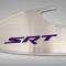 American Car Craft 2015-2023 Challenger - Door Badges with SRT Inlay, Brushed Stainless Steel (Polished Stainless) 151050