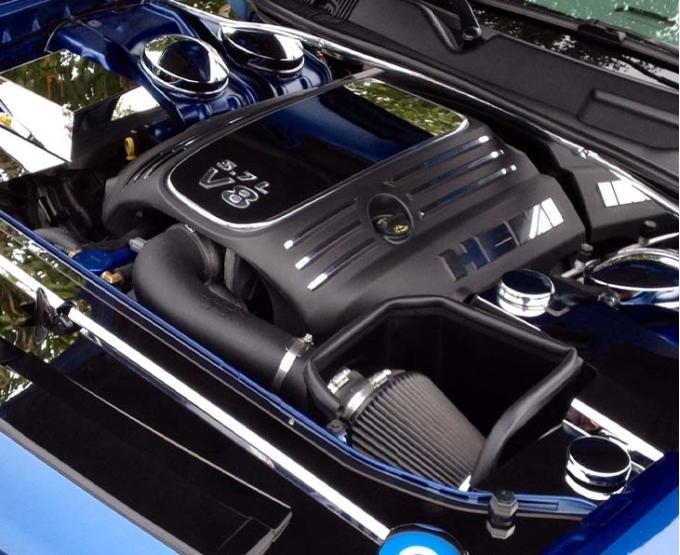 American Car Craft 2008-2023 Challenger - '5.7L V8' Engine Shroud Trim Kit 14Pc., Choose Finish 153008