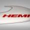 American Car Craft 2015-2023 Challenger - Door Badges with HEMI Inlay, Brushed Stainless Steel (Polished Stainless) 151052