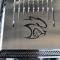 American Car Craft 2015-2023 Dodge Hellcat - HELLCAT Logo Plenum/Supercharger Engine Cover, Stainless Steel, Choose Color 333059
