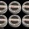 American Car Craft 2016-2019 C7 Grand Sport Corvette - Fluid Cap Cover Set with Grand Sport Emblem (Manual - 6 Piece) 053096