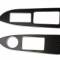 American Car Craft 2008-2014 Challenger 5.7/SRT8 - Carbon/Fiber Door Arm Control Trim 2Pc, Polished Stainless Trim 151043