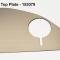 American Car Craft 2015-2023 Challenger & Hellcat- Trim Top Plate for Anti Lock Brake/Washer Fluid Cover, Stainless (Real Carbon Fiber) 153078