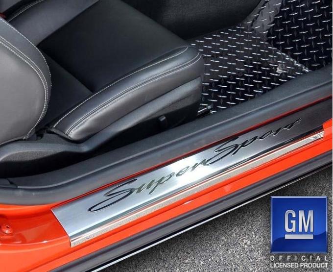 American Car Craft 2010-2015 Camaro SS - Outer Door Sills with Super Sport Lettering 2Pc, Stainless Steel 101001