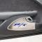 American Car Craft 2015-2023 Challenger - Door Badges with RT Inlay, Brushed Stainless Steel (Polished Stainless) 151053