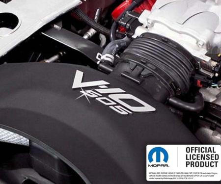 American Car Craft 2003-2007 Dodge Viper - Air Box Letters "V-10 505", Polished Stainless Steel 973002