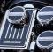 American Car Craft 2015-2019 C7 Z06 Corvette - 'Z06 SUPERCHARGED' Fluid Cap Covers Carbon Fiber (Automatic - 5 Piece) 053093