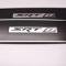 American Car Craft 2008-2014 Challenger - Carbon Fiber Door Badge Plates with SRT8 Emblem 2Pc, Polished Stainless Trim 151040