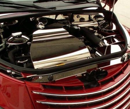 American Car Craft 2001-2005 PT Cruiser - Header Plate 3Pc, Polished Stainless Steel 713010