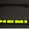 American Car Craft Custom HEMI License Plate Frame, Stainless Steel, Choose Vinyl or LED Color 152024